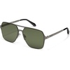 image:imageQUAY  Mens Sunglasses Aviator Lenses with UV Protection Backstage Pass GunmetalGreen