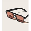 image:imageQUAY  Mens Sunglasses Oversized Aviator Shades UV Protected LensesBlackApricot Polarized