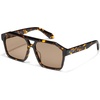 image:imageQUAY  Mens Sunglasses Oversized Aviator Shades UV Protected LensesTort YellowTan