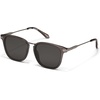 image:imageQUAY  Mens Sunglasses Oversized Rounded Shades UV Protected Lenses Weekender Matte BlackBlack PolarizedBlack