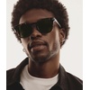 image:imageQUAY  Mens Sunglasses Oversized Rounded Shades UV Protected Lenses Weekender Matte BlackBlack PolarizedDark TortGreen