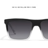 image:imageQUAY  Mens Sunglasses Oversized Square Shades UV Protected LensesBlack to Clear Polarized