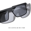 image:imageQUAY  Mens Sunglasses Oversized Square Shades UV Protected LensesMatte Black Polarized