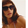 image:imageQUAY  Sunglasses for Men amp Women Round Lenses with UV Protection Call The Shots Remixed Storm TortSmoke Taupe