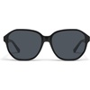 image:imageQUAY  Sunglasses for Men amp Women Round Lenses with UV ProtectionBlackSmoke Polarized