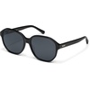 image:imageQUAY  Sunglasses for Men amp Women Round Lenses with UV ProtectionBlackSmoke Polarized