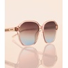 image:imageQUAY  Sunglasses for Men amp Women Round Lenses with UV ProtectionDoeBrown Blue