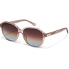 image:imageQUAY  Sunglasses for Men amp Women Round Lenses with UV ProtectionDoeBrown Blue
