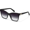 image:imageQUAY  Sunglasses for Men amp Women Round Lenses with UV ProtectionMatte BlackBlack Fade