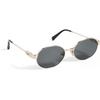 image:imageQUAY  Sunglasses for Men amp Women Square Lenses with UV ProtectionGoldSmoke
