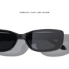 image:imageQUAY  Sunglasses for Men amp Women Square Lenses with UV ProtectionMatte BlackBlack Polarized