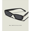 image:imageQUAY  Sunglasses for Men amp Women Square Lenses with UV ProtectionMatte BlackBlack Polarized