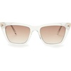 image:imageQUAY  Womens Call The Shots Sunglasses Cat Eye Lenses with UV ProtectionClear