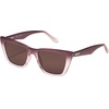 image:imageQUAY  Womens Call The Shots Sunglasses Cat Eye Lenses with UV ProtectionPlatinum Yellow Brown