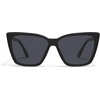 image:imageQUAY  Womens Sunglasses Oversized Cat Eye Shades UV Protected LensesBlack Polarized
