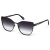 image:imageQUAY  Womens Sunglasses Oversized Cat Eye Shades UV Protected LensesBlackBlack Fade