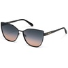 image:imageQUAY  Womens Sunglasses Oversized Cat Eye Shades UV Protected LensesBlackSmoke Coral