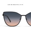 image:imageQUAY  Womens Sunglasses Oversized Cat Eye Shades UV Protected LensesBlackSmoke Coral
