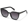 image:imageQUAY  Womens Sunglasses Oversized Cat Eye Shades UV Protected LensesBlackSmoke Polarized