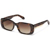 image:imageQUAY  Womens Sunglasses Oversized Rectangle Shades UV Protected Lenses KarmaNeutral TortoiseBrown