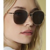 image:imageQUAY  Womens Sunglasses Oversized Round Shades UV Protected LensesGoldSmoke