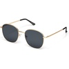 image:imageQUAY  Womens Sunglasses Oversized Round Shades UV Protected LensesGoldSmoke Polarized