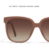 image:imageQUAY  Womens Sunglasses Oversized Square Shades UV Protected LensesOatBrown