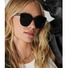 image:imageQUAY  Womens Sunglasses Polarized Round Lenses with UV Protection Rent Free Black