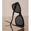 image:imageQUAY After Hours Polarized Sunglasses Oversized Women Square Sunglasses with UV Protection Statement Designer ShadesShiny BlackSmoke Polarized