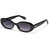image:imageQUAY Ever After Sunglasses Narrow Round Sunglasses For Women With UV Protected Lenses Trendy Sunglasses For WomenBlackSmoke