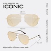 image:imageQUAY High Key Extra Large Polarized Unisex Aviator Sunglasses UV Protection Oversized Accessories for On The Go LifestyleGoldGold