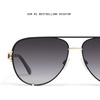 image:imageQUAY High Key Twist Non Polarized Unisex Aviator Sunglasses UV Protection Fashion Accessories for On The Go LifestyleBlackSmoke