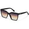 image:imageQUAY Level Up Sunglasses Oversized Womens Square Sunglasses with UV Protected Lenses Statement Designer ShadesBlackDusk Poppy