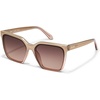 image:imageQUAY Level Up Sunglasses Oversized Womens Square Sunglasses with UV Protected Lenses Statement Designer ShadesChamomileDark Fawn