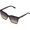 image:imageQUAY Level Up Sunglasses Oversized Womens Square Sunglasses with UV Protected Lenses Statement Designer ShadesMatte BlackBlack Gold