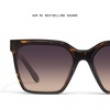 image:imageQUAY Level Up Sunglasses Oversized Womens Square Sunglasses with UV Protected Lenses Statement Designer ShadesTortoiseSmoke Taupe Polarized
