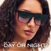 image:imageQUAY Nightfall Oversized Shield Sunglasses for Women amp Men  Extra Large Polarized UV Protection Shades for Everyday WearBlackSmoke Polarized