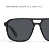 image:imageQUAY On the Fly Polarized Unisex Aviator Sunglasses UV Protection Oversized Fashion Accessories for On The Go LifestyleBlackSmoke Polarized