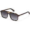 image:imageQUAY On the Fly Polarized Unisex Aviator Sunglasses UV Protection Oversized Fashion Accessories for On The Go LifestyleTortoiseSmoke Polarized