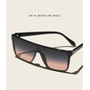 image:imageQUAY Oversized Nightfall Medium NonPolarized Shield Sunglasses for Men amp Women Unisex Shades with UVProtected LensesBlackBlack Coral