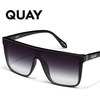 image:imageQUAY Oversized Nightfall Medium NonPolarized Shield Sunglasses for Men amp Women Unisex Shades with UVProtected LensesBlackFade