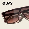 image:imageQUAY Oversized Nightfall Medium NonPolarized Shield Sunglasses for Men amp Women Unisex Shades with UVProtected LensesEspressoBrown Fawn