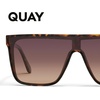 image:imageQUAY Oversized Nightfall Medium NonPolarized Shield Sunglasses for Men amp Women Unisex Shades with UVProtected LensesTortoiseBrown Polarized