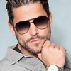 image:imageQUAY Polarized Unisex Aviator Sunglasses UV Protection Oversized Fashion Accessories for On The Go LifestyleBlackFade