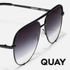 image:imageQUAY Polarized Unisex Aviator Sunglasses UV Protection Oversized Fashion Accessories for On The Go LifestyleBlackFade
