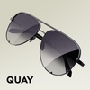 image:imageQUAY Polarized Unisex Aviator Sunglasses UV Protection Oversized Fashion Accessories for On The Go LifestyleBlackFade Polarized