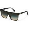 image:imageQUAY Unisex Nightfall Shield SunglassesBlack