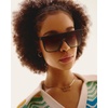 image:imageQUAY Unisex Shield Shield Polarized Shield Lenses with UV Protection Oversized SunglassesBlackBrown Yellow