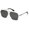 image:imageQUAY Women Aviator Aviator SunglassesBrushed Silver