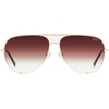 image:imageQUAY Women Aviator Aviator SunglassesGoldBrown Fade